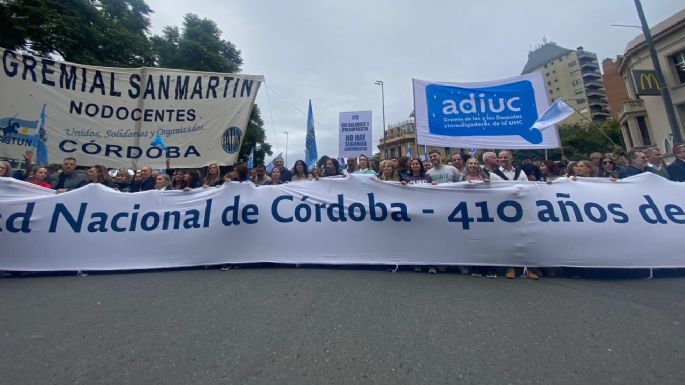 Ya es histórica la marcha en Córdoba