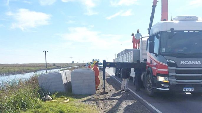 Reparaciones en la ruta 3