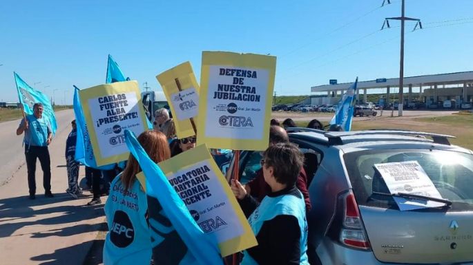 Los docentes en lucha