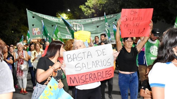 Marcha de municipales y gremios