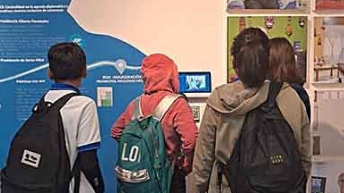Adolescentes en el Museo