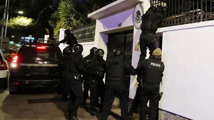 México rompió relaciones diplomáticas con Ecuador