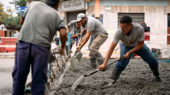 Iniciaron las obras de repavimentación de calle San Juan al 1400