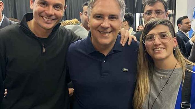Ediles locales, con  Martín Llaryora