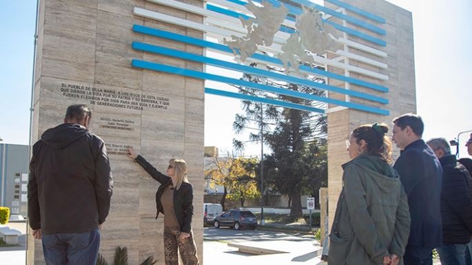 Honor al cabo Busto, héroe de Malvinas