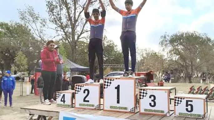 Tío y sobrino compartieron el podio de la categoría Menores