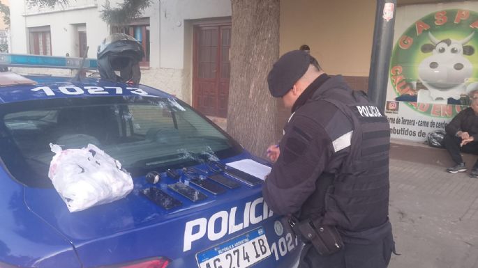 Adolescente detenido con marihuana en un control vehicular