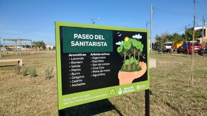 Quedó inaugurado el Paseo del Sanitarista