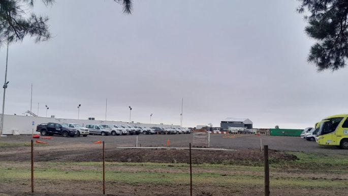 La zona está en obras