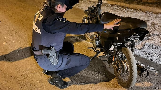Un menor fue aprehendido al circular en una moto sin patente