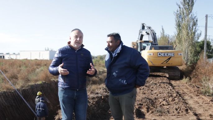 Accastello supervisó obras