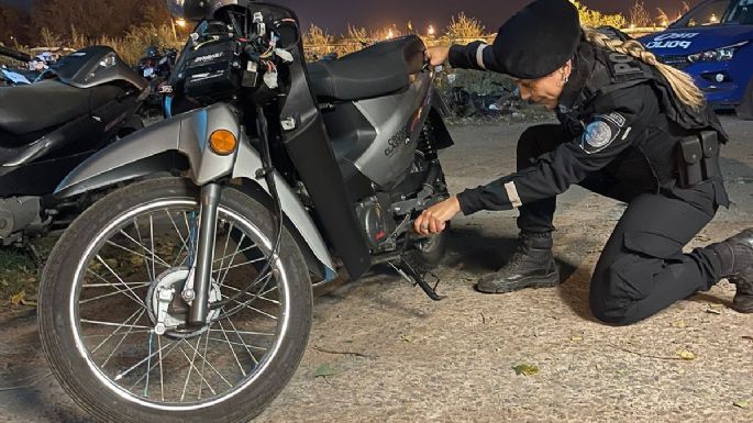 Robo de motos: dos detenidos