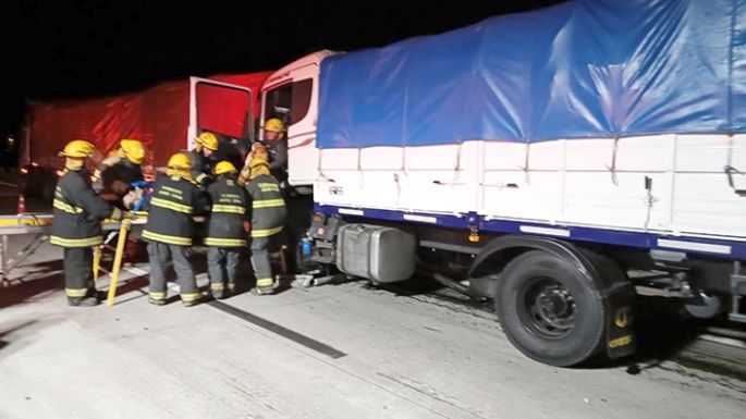 Dos siniestros viales en un corto tramo de la autopista