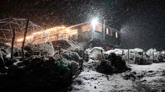 [Video] Imponente panorama nevado en las sierras de Córdoba