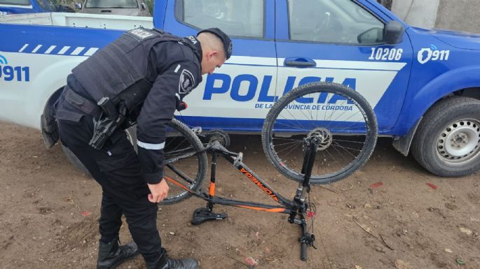 Robaron una bici en Villa María y la encontraron en Villa Nueva