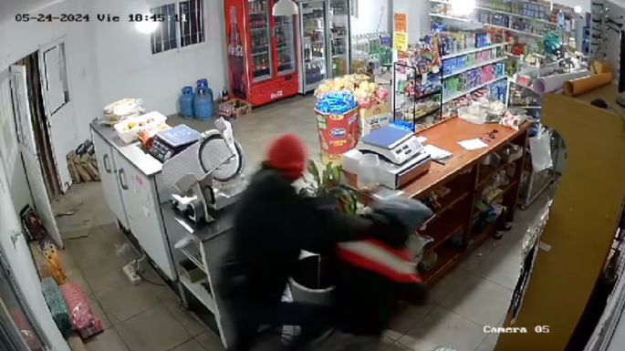 Audaz asalto en un autoservicio de Villa Nueva