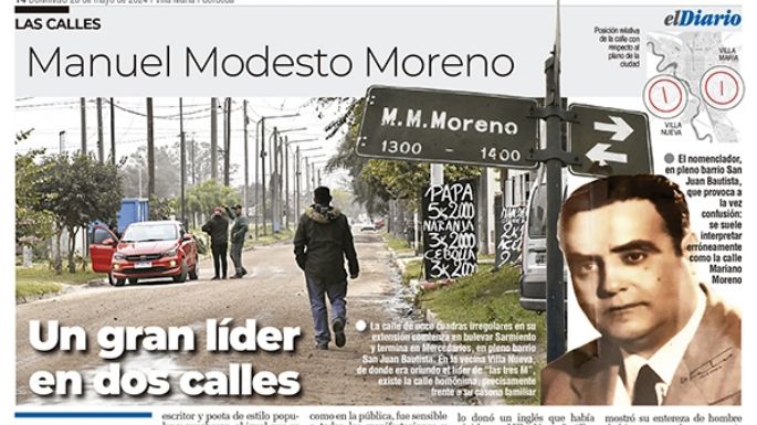 Un gran líder en dos calles
