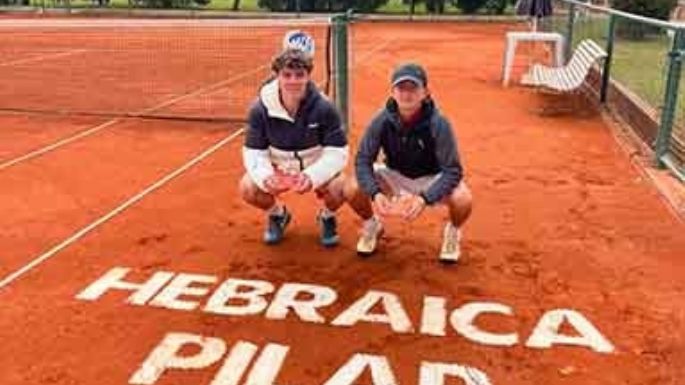Manuel Brunengo fue campeón en dobles