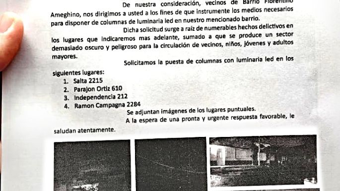 Vecinos piden más iluminación