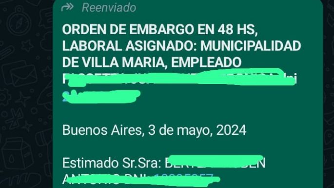 Advierten por intentos de estafas virtuales sobre "cobros de deudas bancarias"