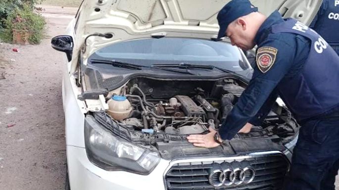 Hallaron un Audi con pedido de secuestro