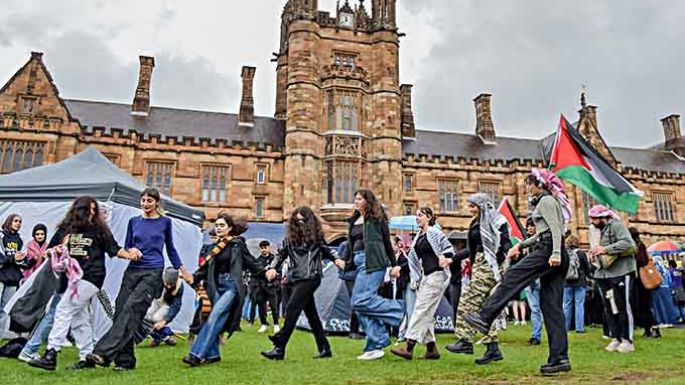 Estudiantes propalestinos