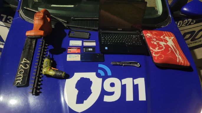 Robó en dos viviendas del barrio Ameghino y fue detenido
