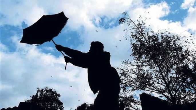 Las ráfagas superaron los 75 km/h en Villa María
