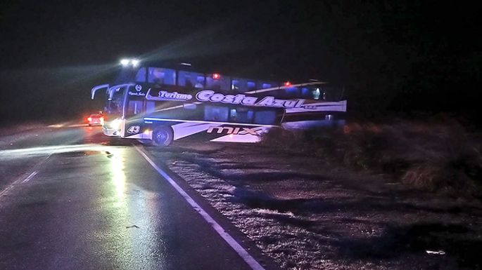 Despistó un colectivo
