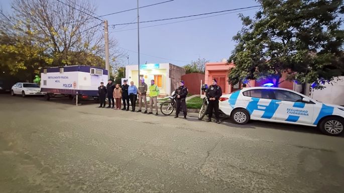 Instalan un puesto policial por un mes
