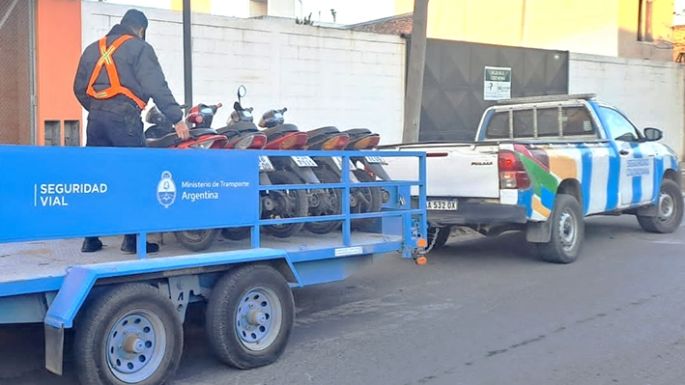 Secuestraron 50 motos en un operativo interfuerzas