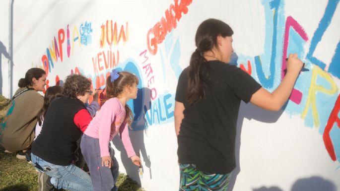 Realizan una intervención artística en homenaje al sensei José Caminos