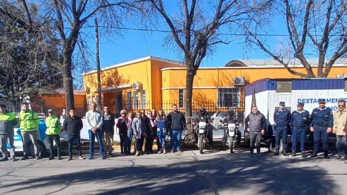 Trámites en el destacamento Policial Móvil