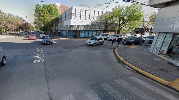Corte de media calzada en zona céntrica de la ciudad