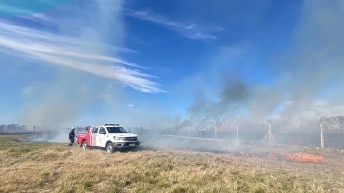 Incendio afectó a casi 10 hectáreas en zona rural