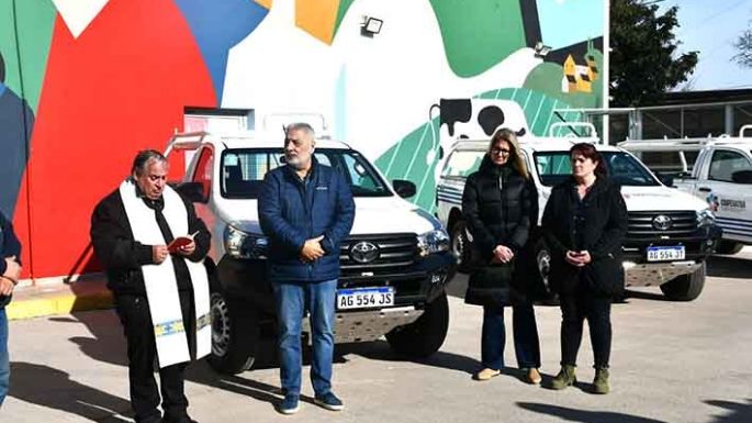 Sumaron tres nuevas pick-ups a la flota