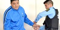 Carlos “Calabaza” Rafuls, al ser juzgado por novena vez, en septiembre de 2015. En la actualidad tiene canas y algunas arrugas (fotos, archivo de elDiario) 