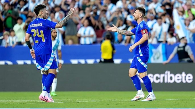 Argentina goleó en la antesala de la Copa