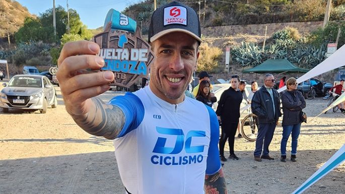 Damián Casenave, en el podio