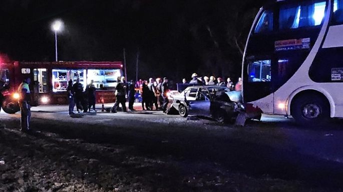 Seis heridos en choque frontal sobre la ruta 9