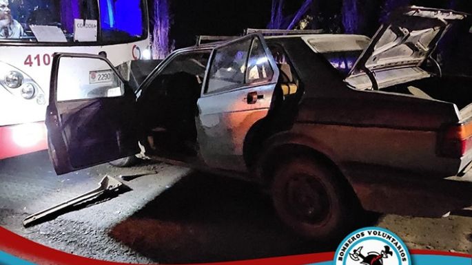 Seis heridos en choque frontal sobre la ruta 9
