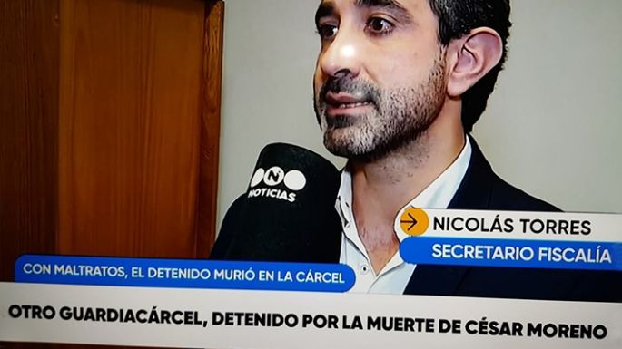 Otro guardia preso por el crimen de César Moreno