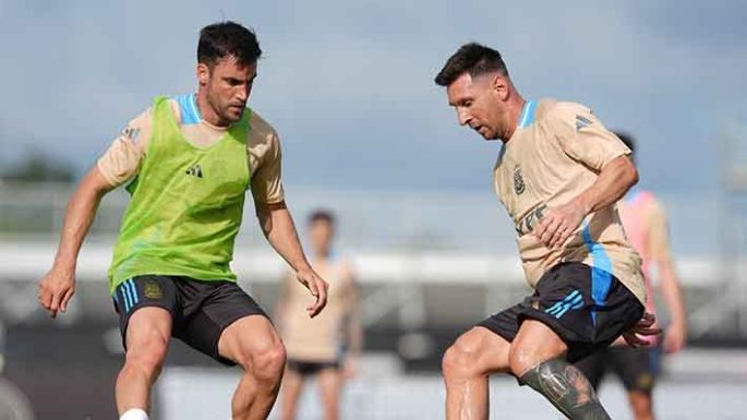 Volvió Messi, pero sigue en duda