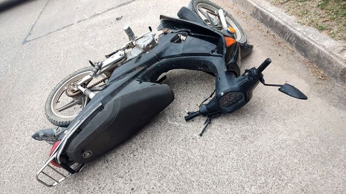Motociclista con graves lesiones tras un choque