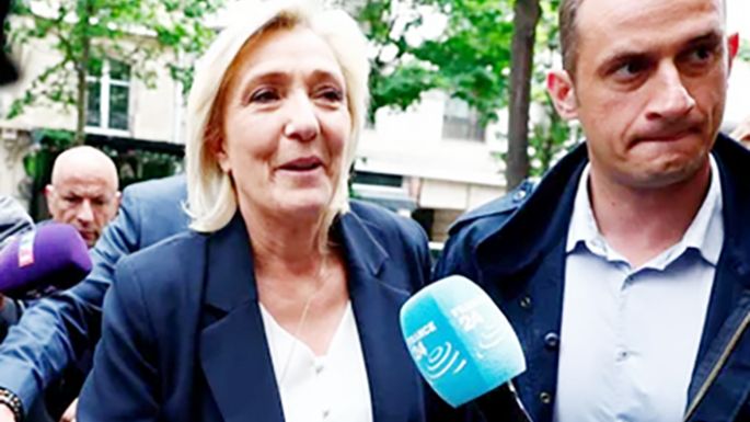Le Pen lidera las encuestas