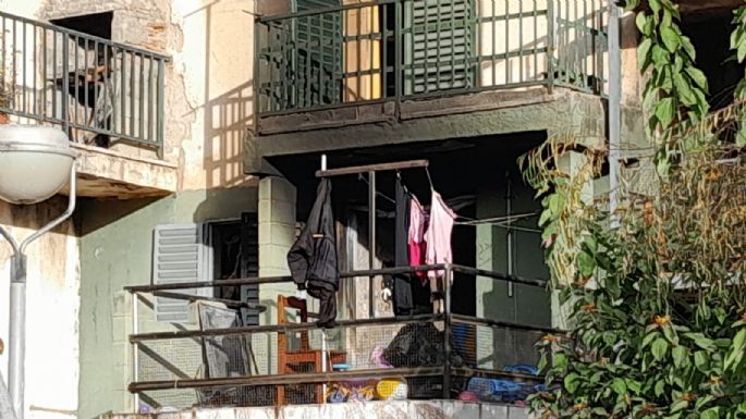 ANTICIPO - Incendio en Los Olmos: trasladaron a personas al Hospital