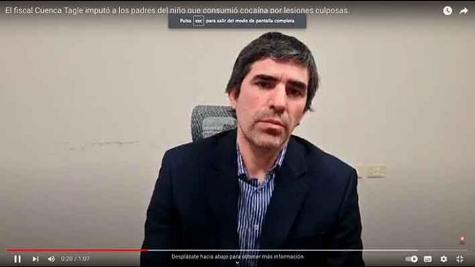 Imputaron a los padres del niño intoxicado con cocaína