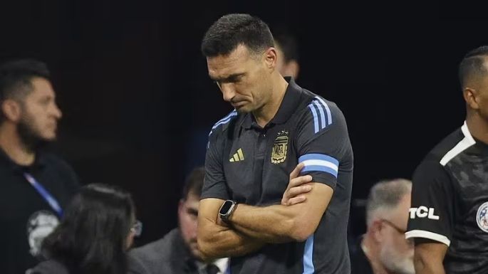 Scaloni fue sancionado y no dirigirá a la selección ante Perú