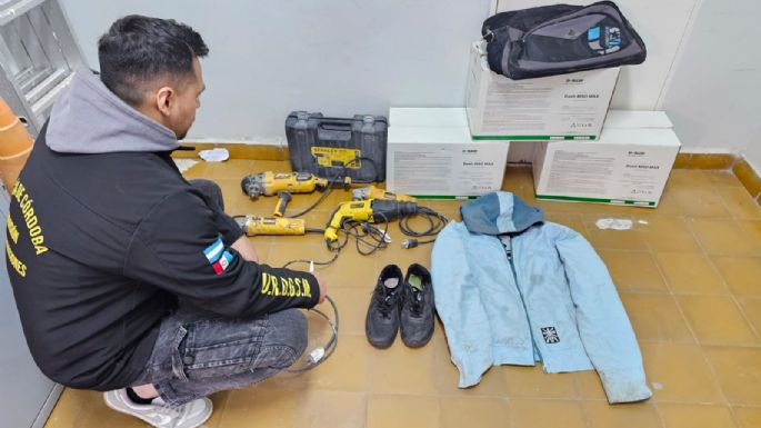 Detuvieron a un ladrón y recuperaron elementos robados en comercios