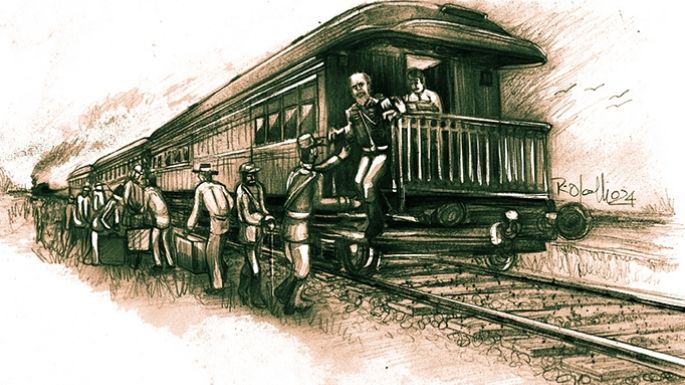 Accidente ferroviario con el vagón presidencial
